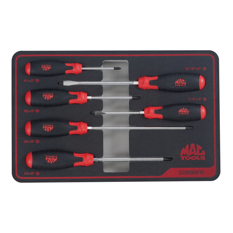 Mac Tools 6 Flat DuckBill Pliers P301712 Red Handle