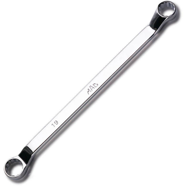 Long Modified Offset Double-Box Wrench 17mm x 19mm 12-PT.