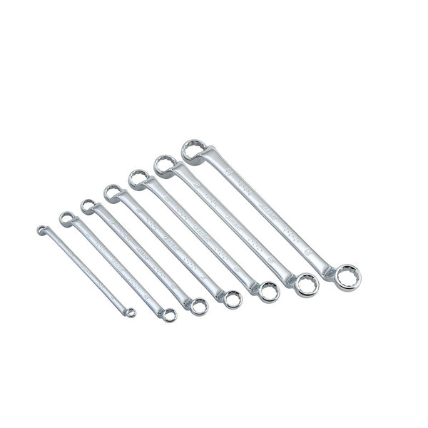 7-PC. Metric Offset Box-End Wrench Set - 12-PT.