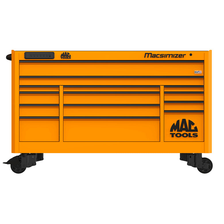 Macsimizer® 14-Drawer Workstation - Fireball Orange - M7530P-OR 