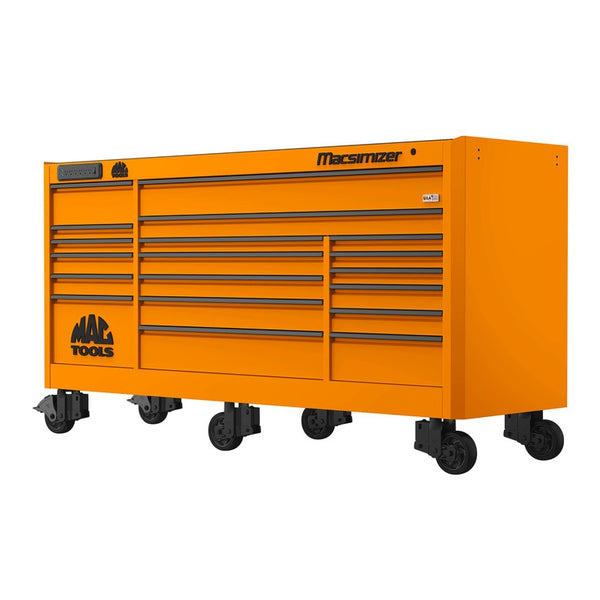 Macsimizer® 21-Drawer Workstation - Fireball Orange - M8827P-OR 