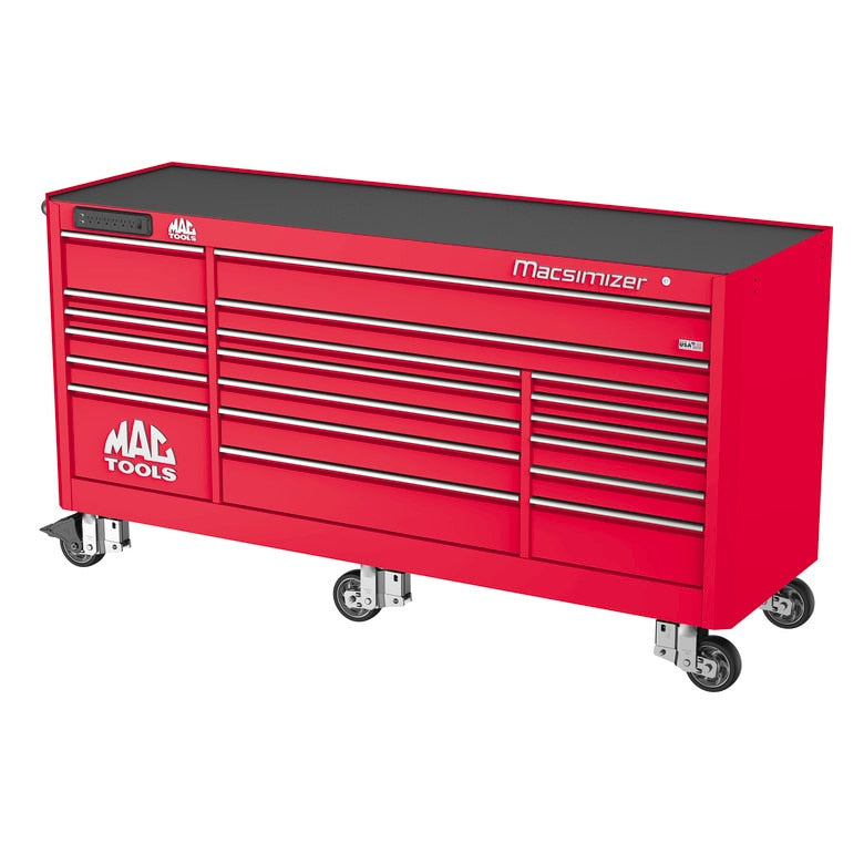 Macsimizer® 21-Drawer Workstation - Firebrick Red - M8827P-RD 