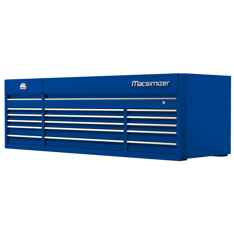 Macsimizer® 15-Drawer Top Chest - Sapphire Blue - M8827TC-BL | Mac Tools