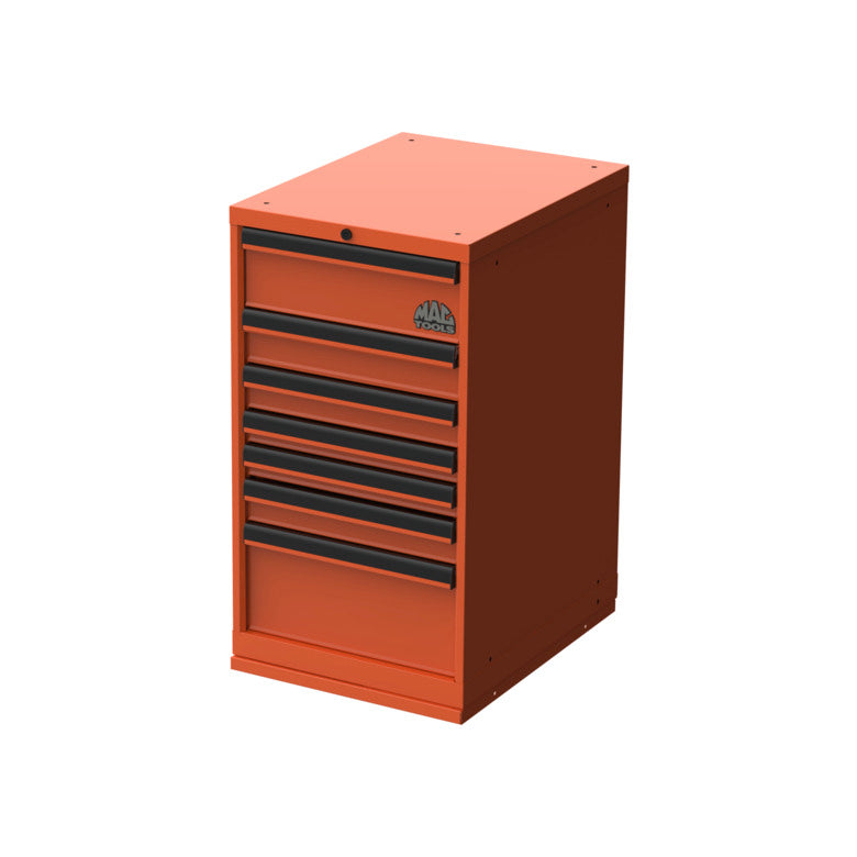 MAXIM 76” Orange Workstation Toolbox with 15 Drawers