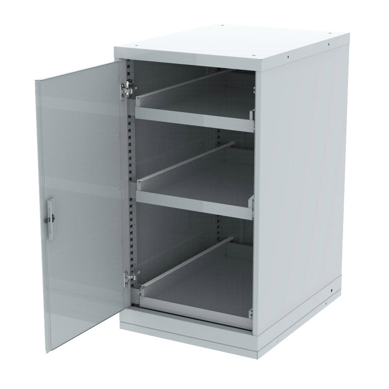 Macsimizer® HD Side Cabinet - Nardo Gray-Crinkle Black (Left