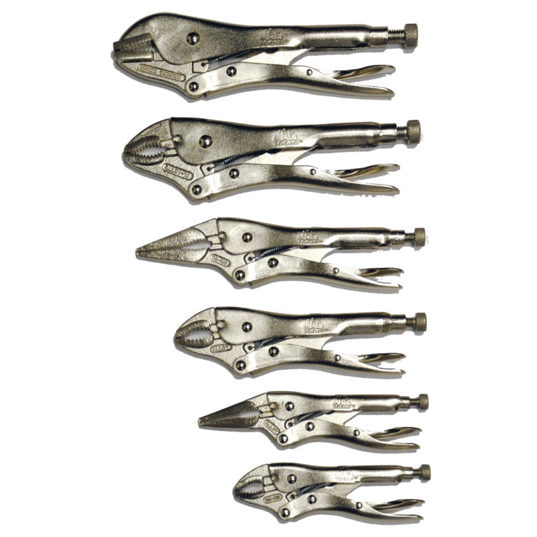 6-PC. Compact Locking Pliers Set - MLP6SET