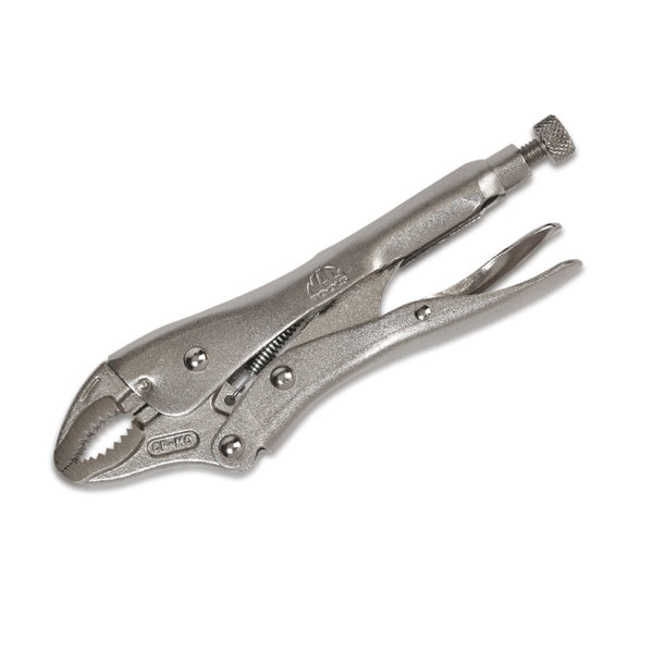 Curved Jaw Locking Pliers with Wire Cutter 7