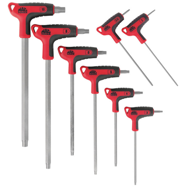 8-PC. R.B.R.T.™ Metric T-Handle Hex Key Set