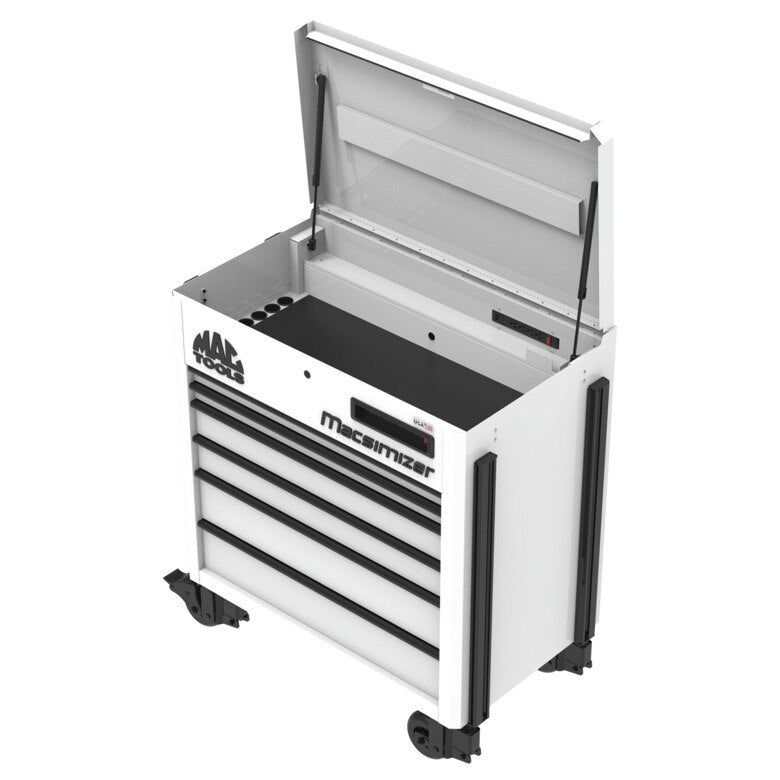 6-Drawer Macsimizer® High-Mileage Utility Cart - Titanium White -  UC4125HM-WT | Mac Tools